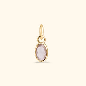 Rose Quartz Hanger | 14K Goud